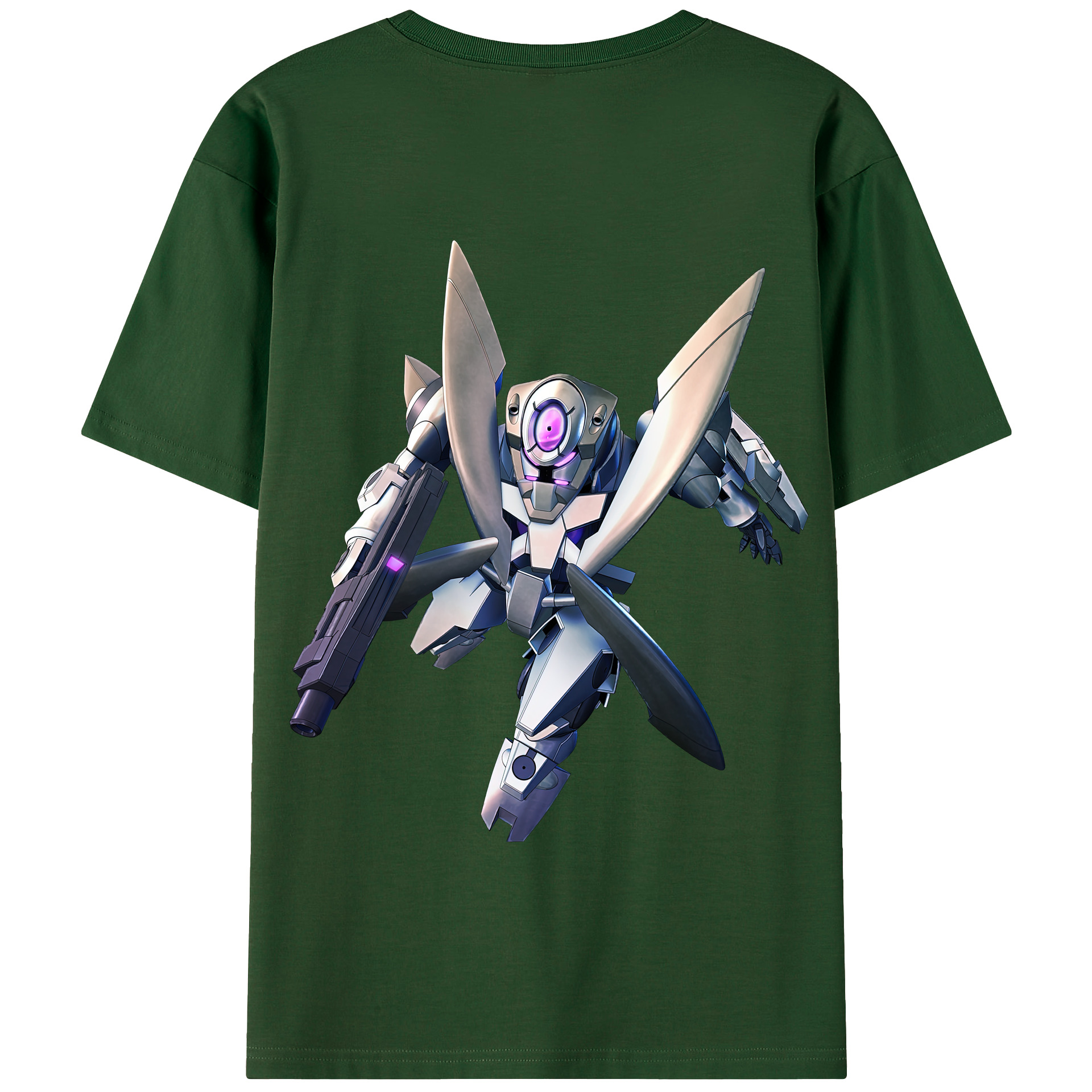 （画像用） 機動戦士ガンダム Mobile Suit Gundam 綿100％半袖Tシャツ（背面プリント）
